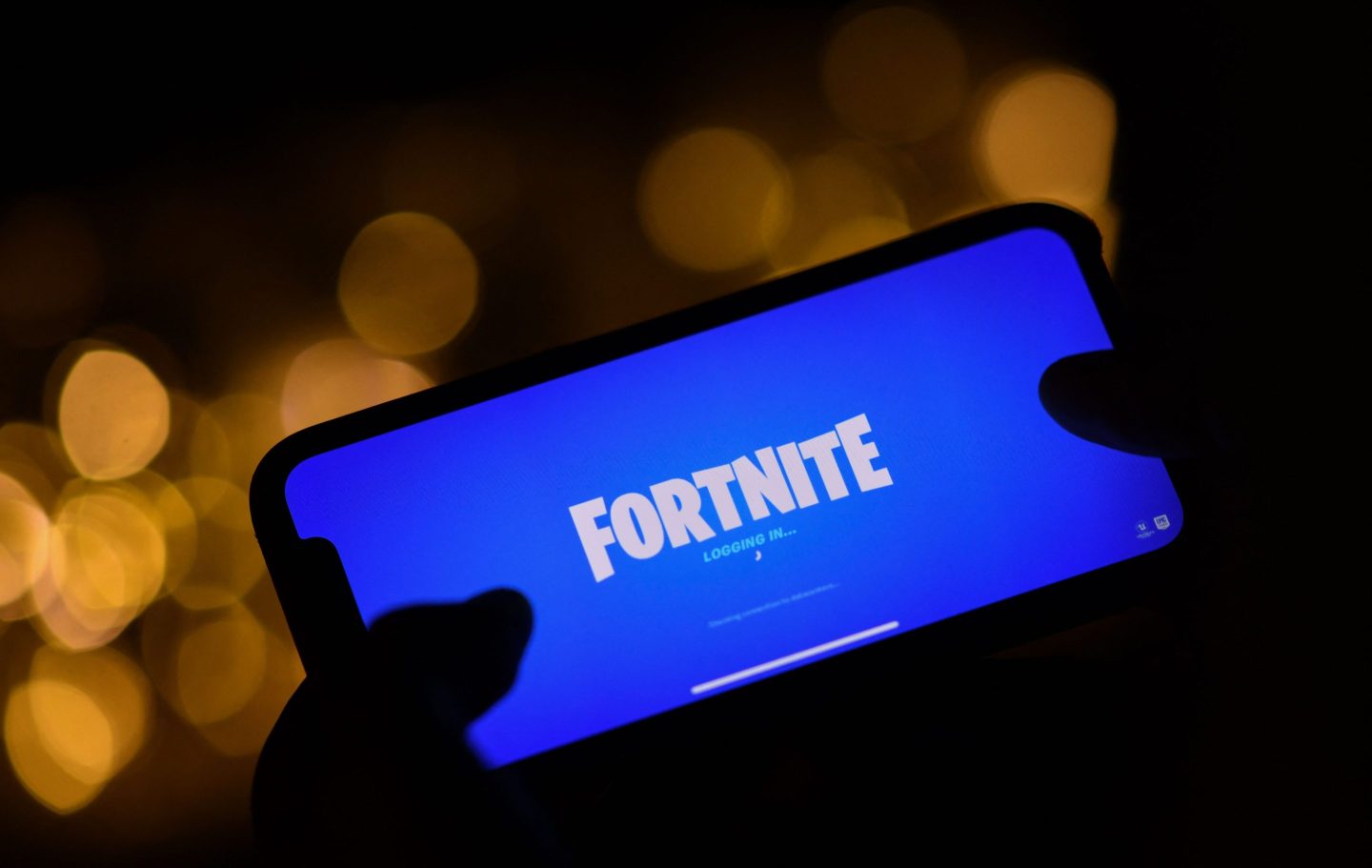 Epic Games' Fortnite on their smartphone