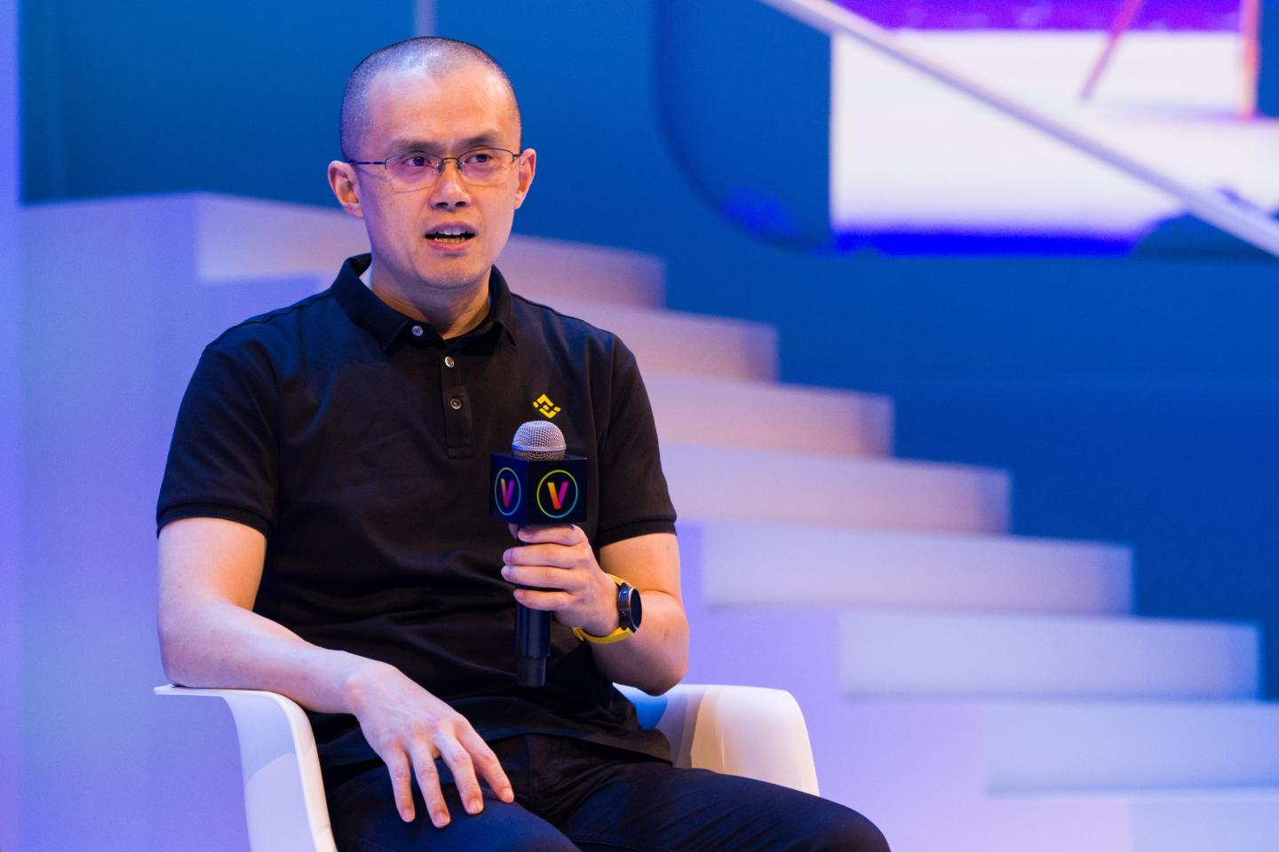 Changpeng Zhao, founder and chief executive officer of Binance, during a panel session on the second day at the Vivatech Conference in Paris, France, on Thursday, June 16, 2022.