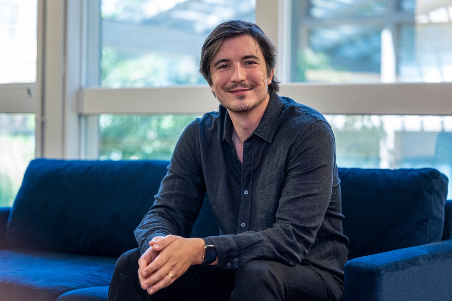 Vlad Tenev, chief executive officer and co-founder of Robinhood Markets Inc., during an interview at the company&#8217;s headquarters in Menlo Park, California, US, on Thursday, July 21, 2022. Investors will be looking for signs that Tenev is making progress on a turnaround when Robinhood reports second-quarter results. Photographer: David Paul Morris/Bloomberg via Getty Images