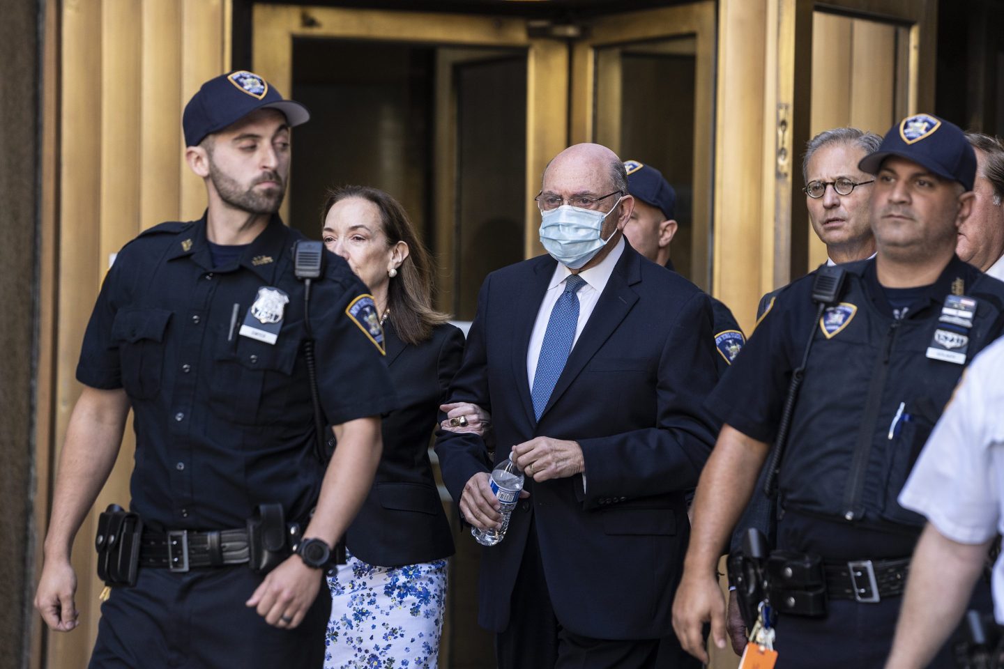 Allen Weisselberg leaves court