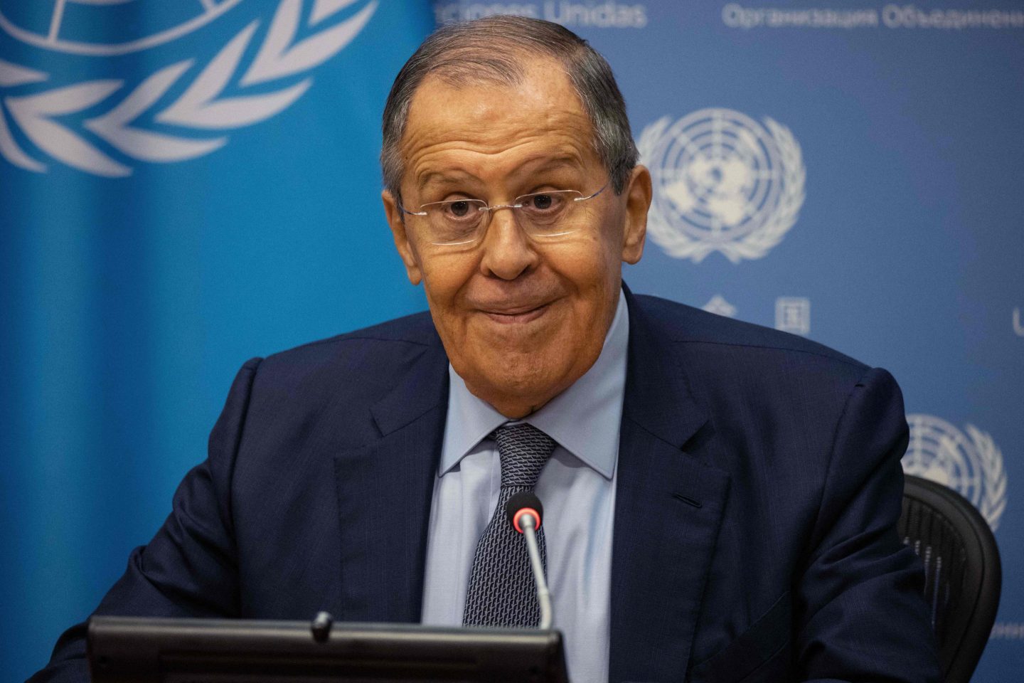 Russian Foreign Minister Sergei Lavrov.