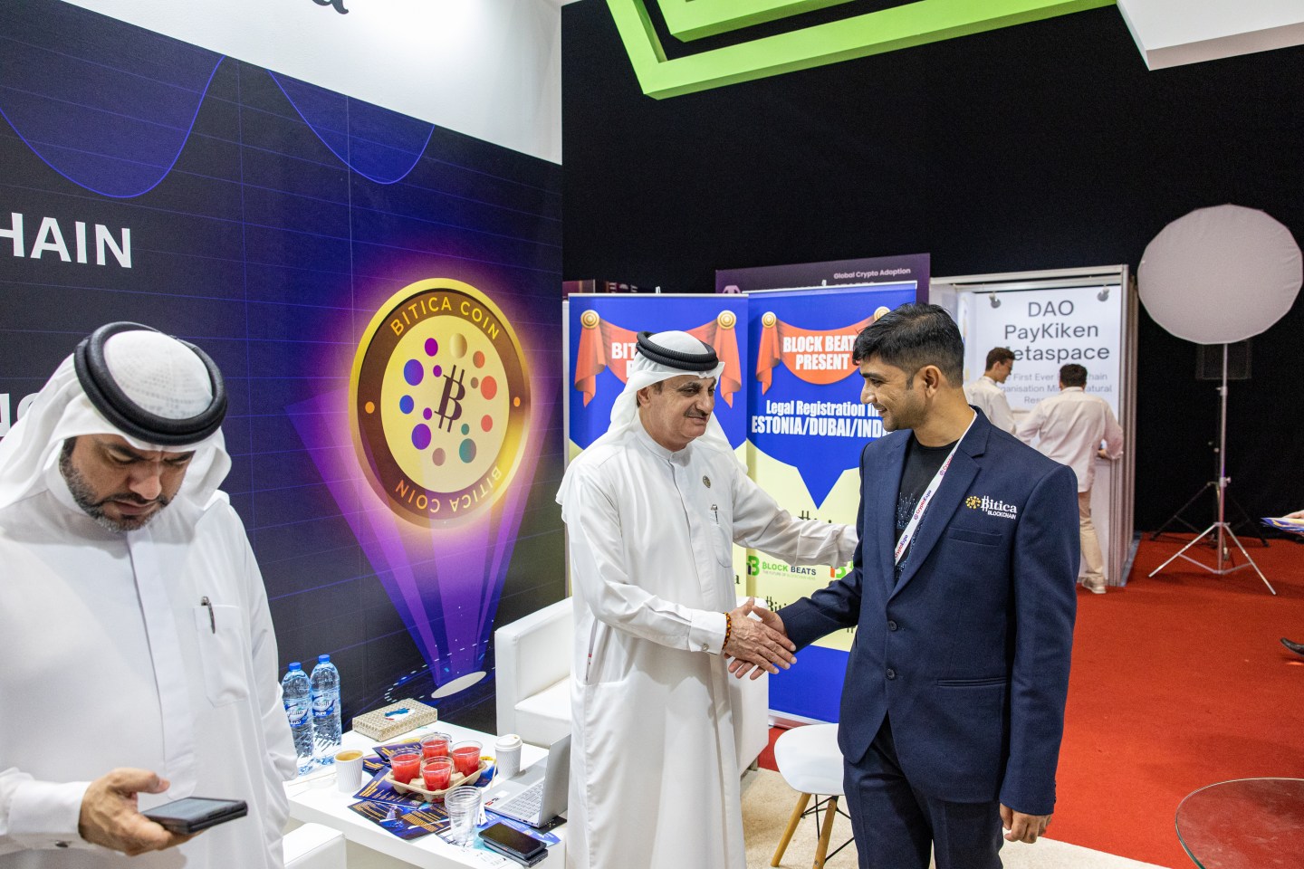A scene from the Dubai Crypto Expo early last month.