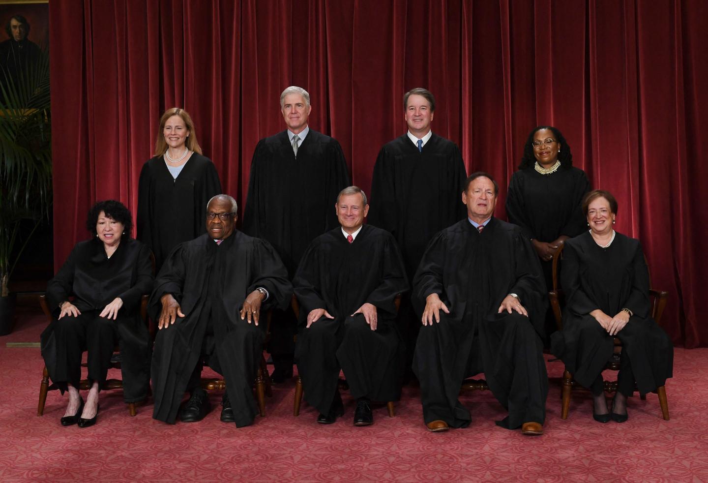 The justices of the U.S. Supreme Court.