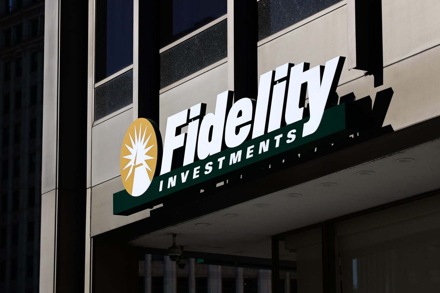 Exterior of Fidelity Investments building is pictured
