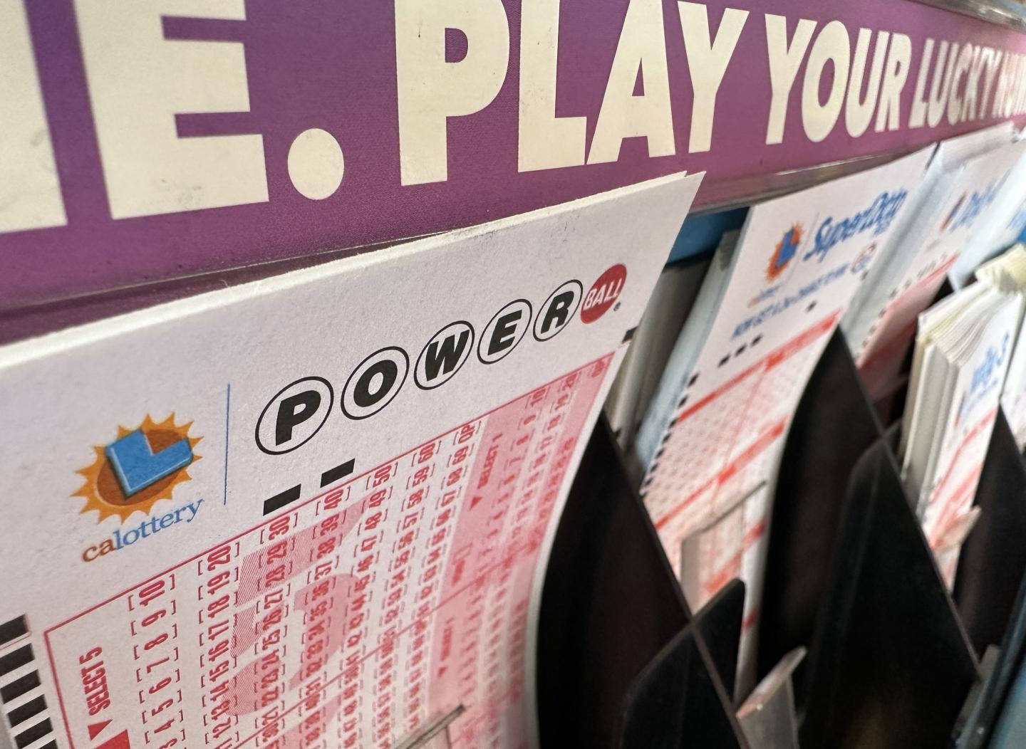powerball sheets are shown