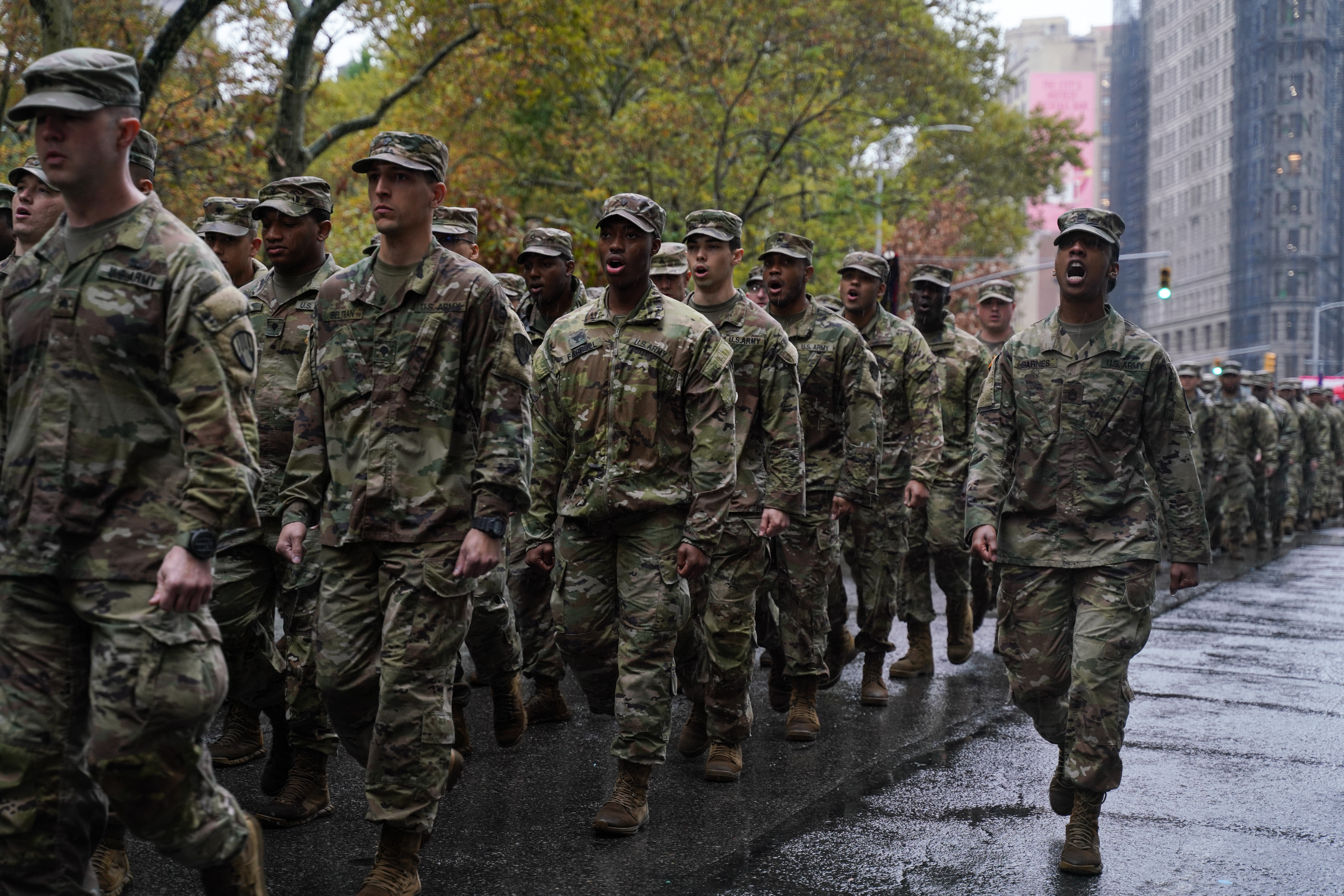 Veterans say the job market is mixed. 