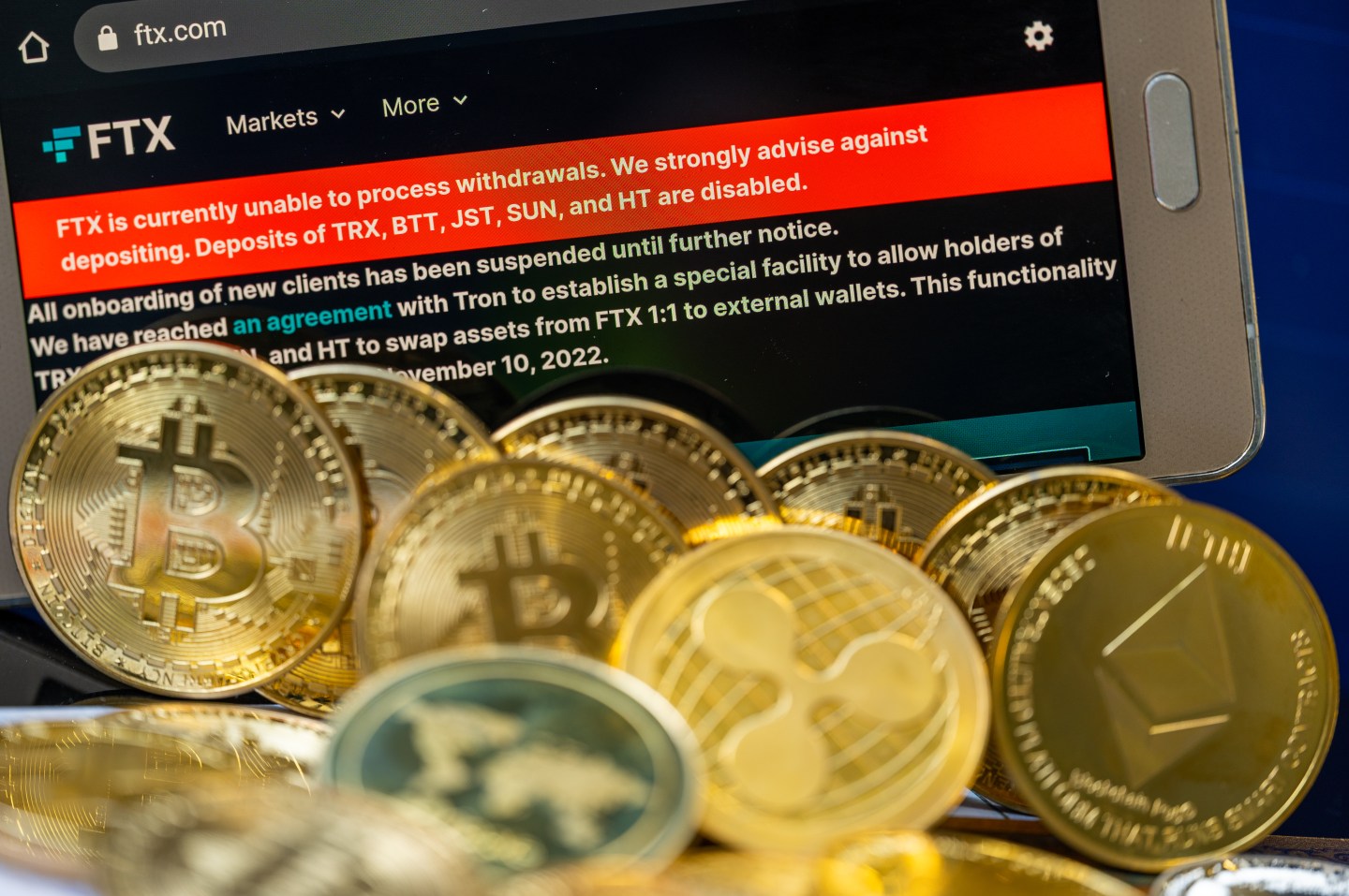 FTX has filed for bankruptcy in the US, seeking court protection as it looks for a way to return money to users.