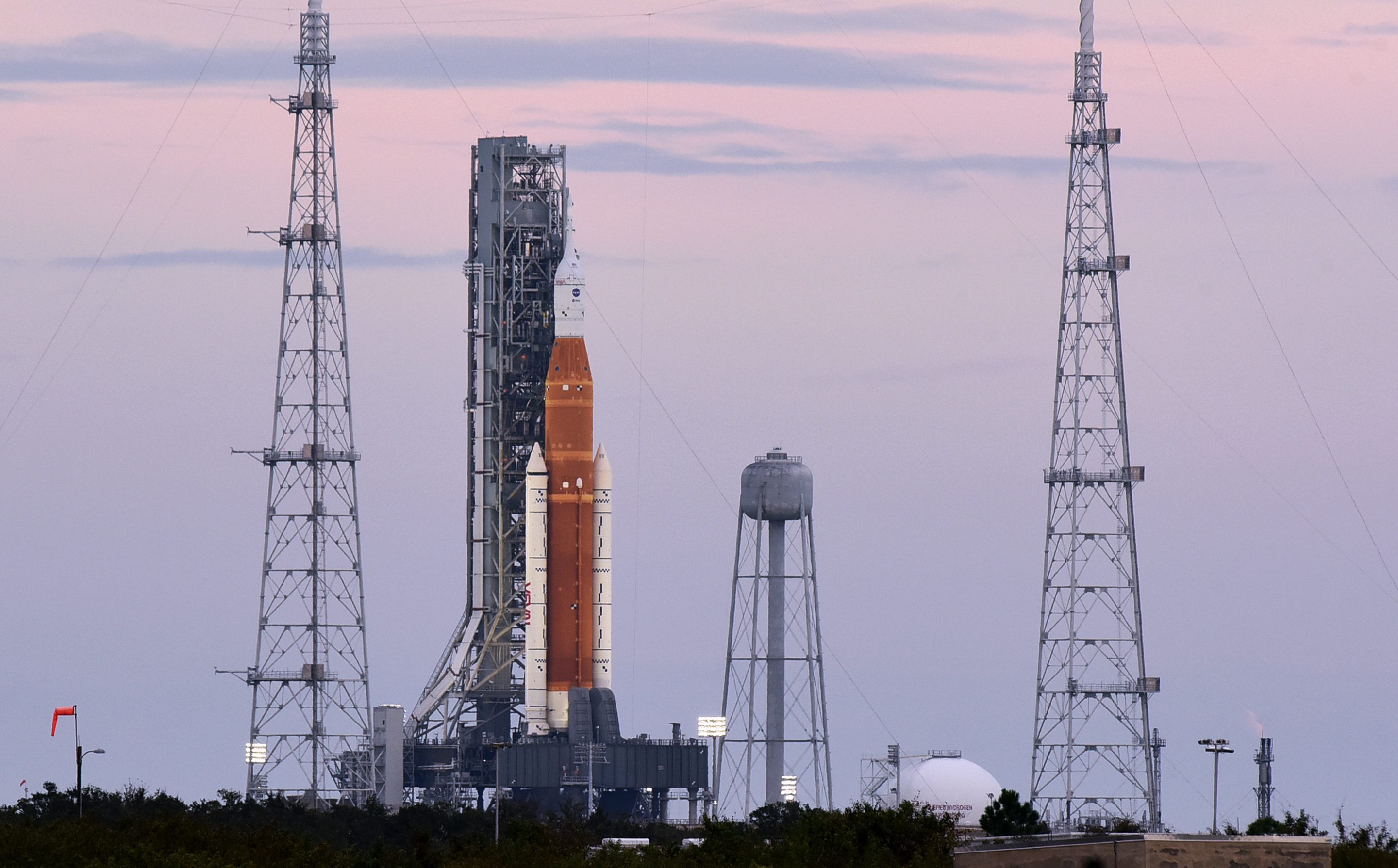 Photo of Artemis rocket.