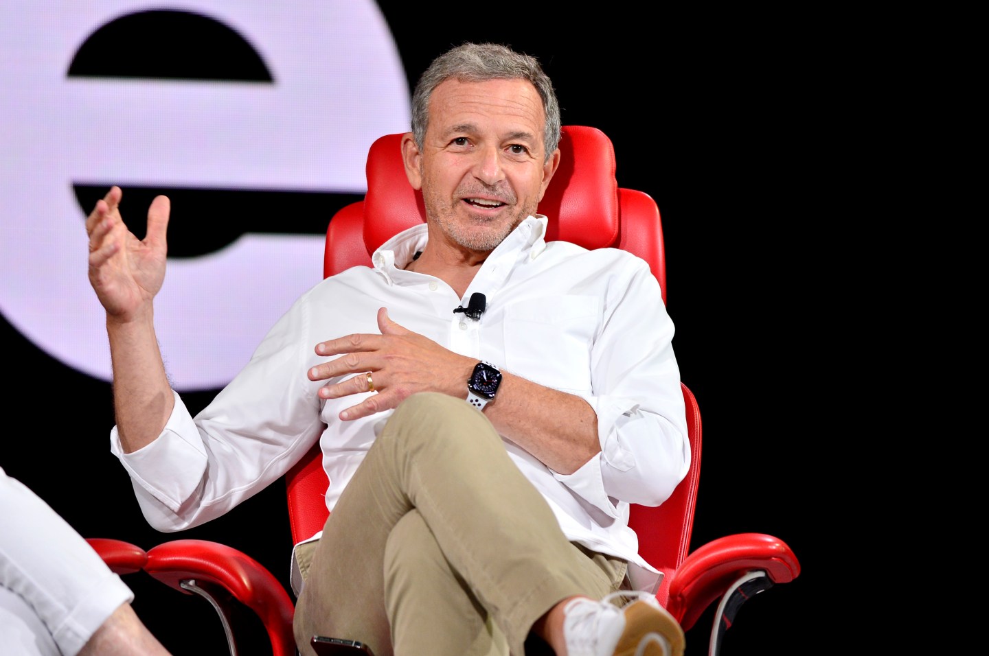 BEVERLY HILLS, CALIFORNIA &#8211; SEPTEMBER 07: The Walt Disney Company Former CEO and Chairman Robert Iger speaks onstage during Vox Media&#8217;s 2022 Code Conference &#8211; Day 2 on September 07, 2022 in Beverly Hills, California. (Photo by Jerod Harris/Getty Images for Vox Media)