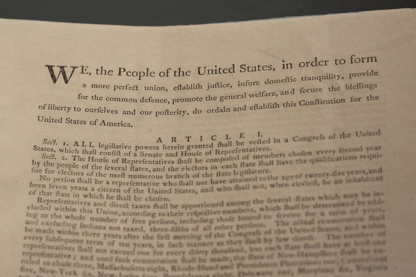 This rare copy of the U.S. Constitution is expected to fetch bids of up to $30 million when it goes on sale Dec. 13.