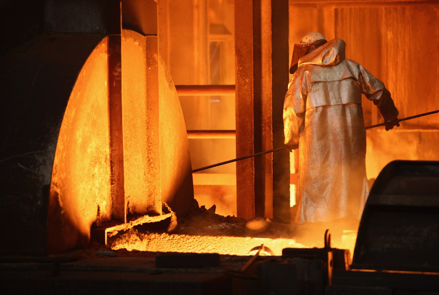 German industrial companies like steelmaker ThyssenKrupp have reported pricing pressure dipped in October thanks to cheaper energy costs.