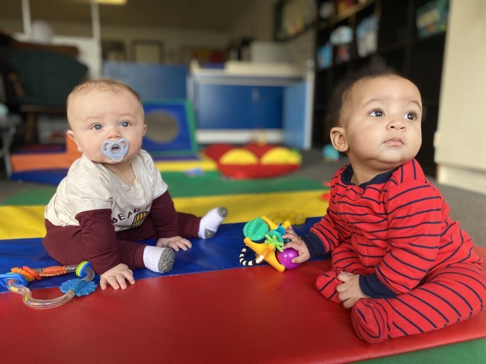 Two babies at day care