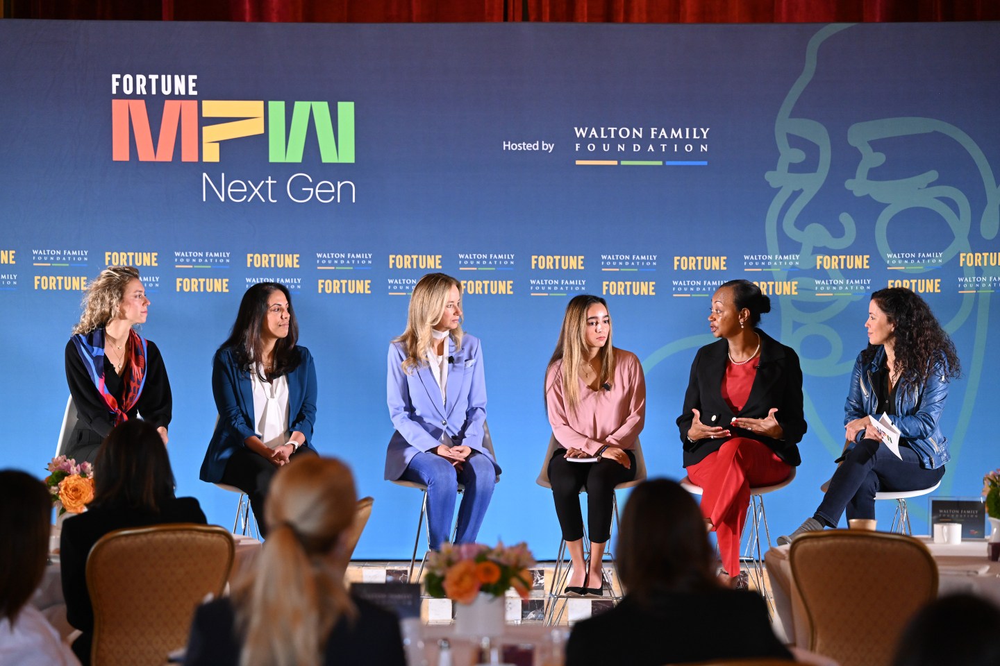 Executives discuss opportunities for collaborative problem-solving in the wake of the pandemic and a tightening economy at Fortune's MPW Next Gen summit in San Diego, Calif. on Nov. 16, 2022.