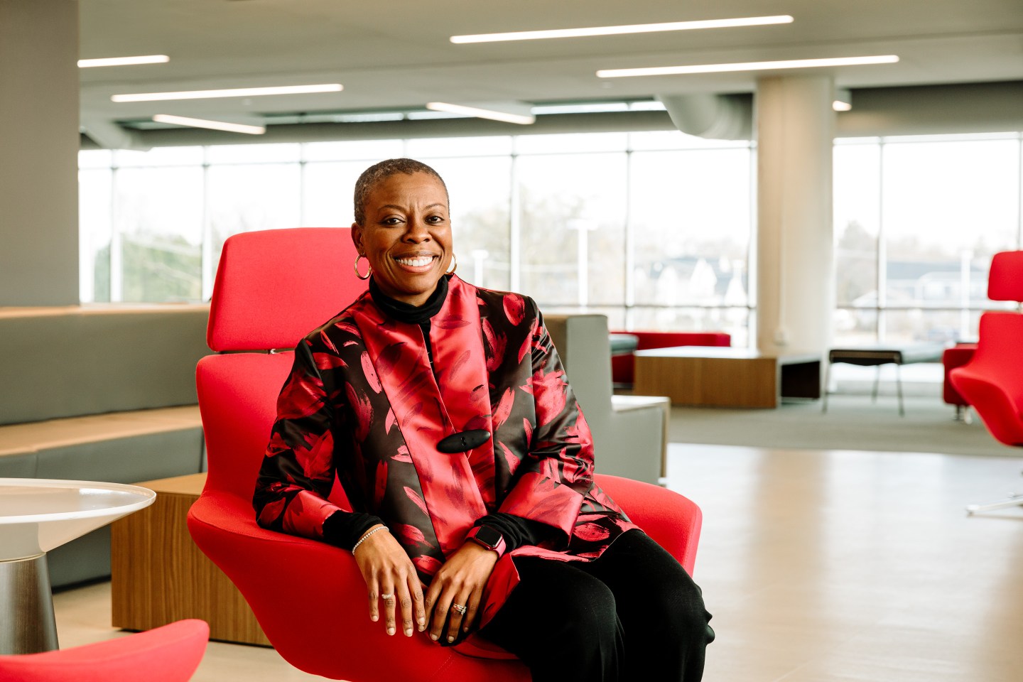 Tracey Brown, president of Walgreens retail and U.S. chief customer officer, photographed in Deerfield, Ill., Nov. 9, 2022.