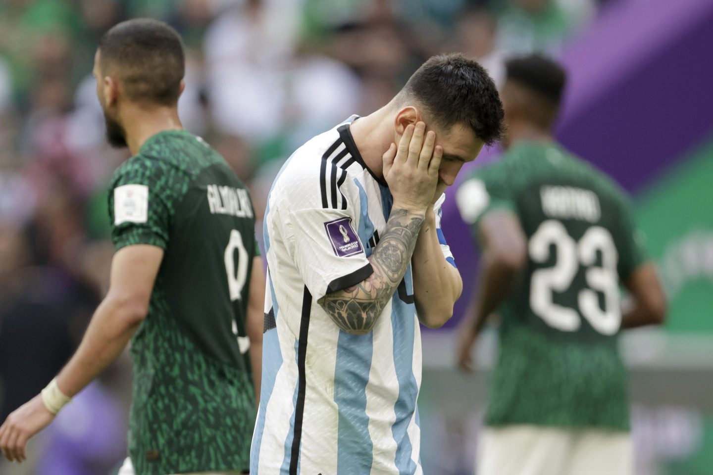 Lionel Messi and Argentina blew a 1-0 lead against Saudi Arabia, which won 2-1 in one of the World Cup's most shocking upsets.