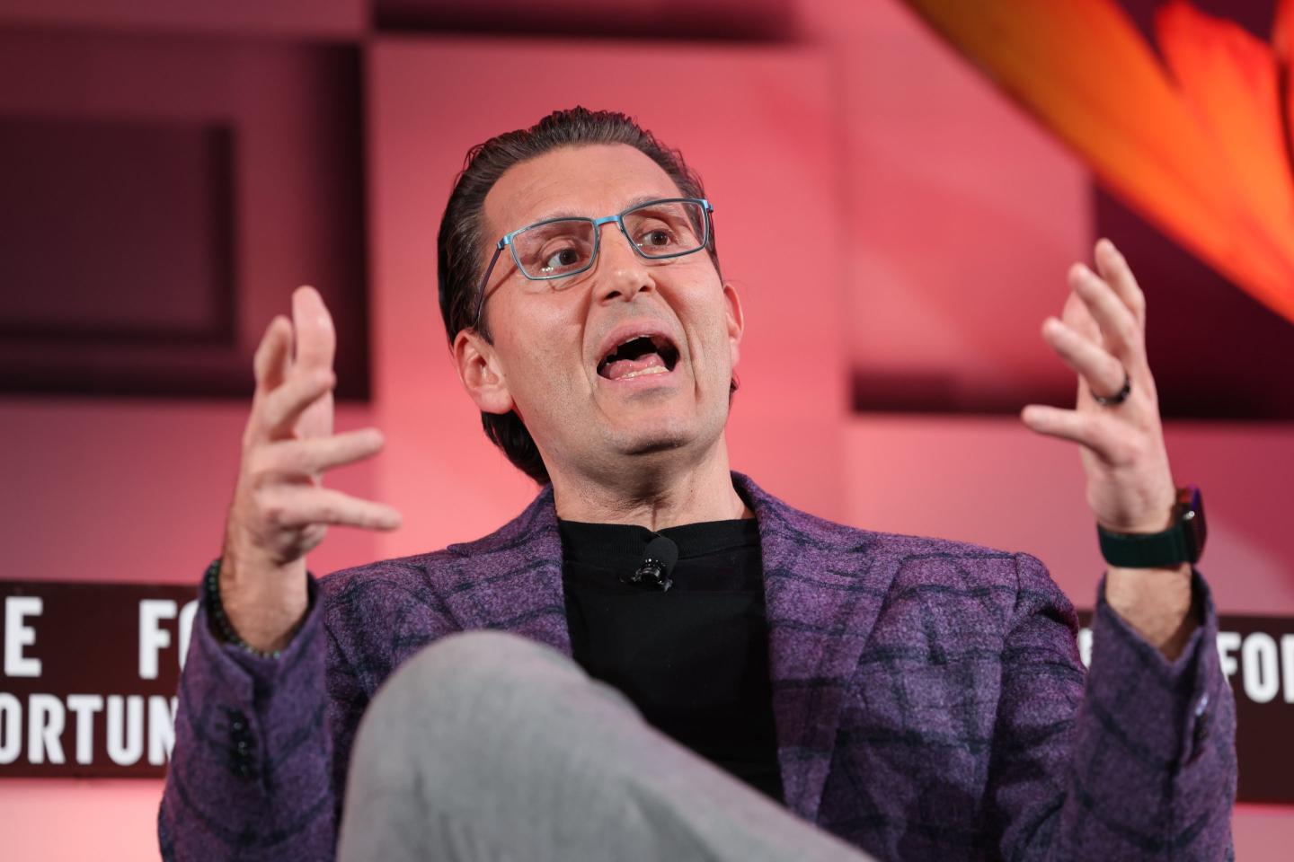 Intuit CEO Sasan Goodarzi, pictured at Fortune's Brainstorm A.I. 2022 event.