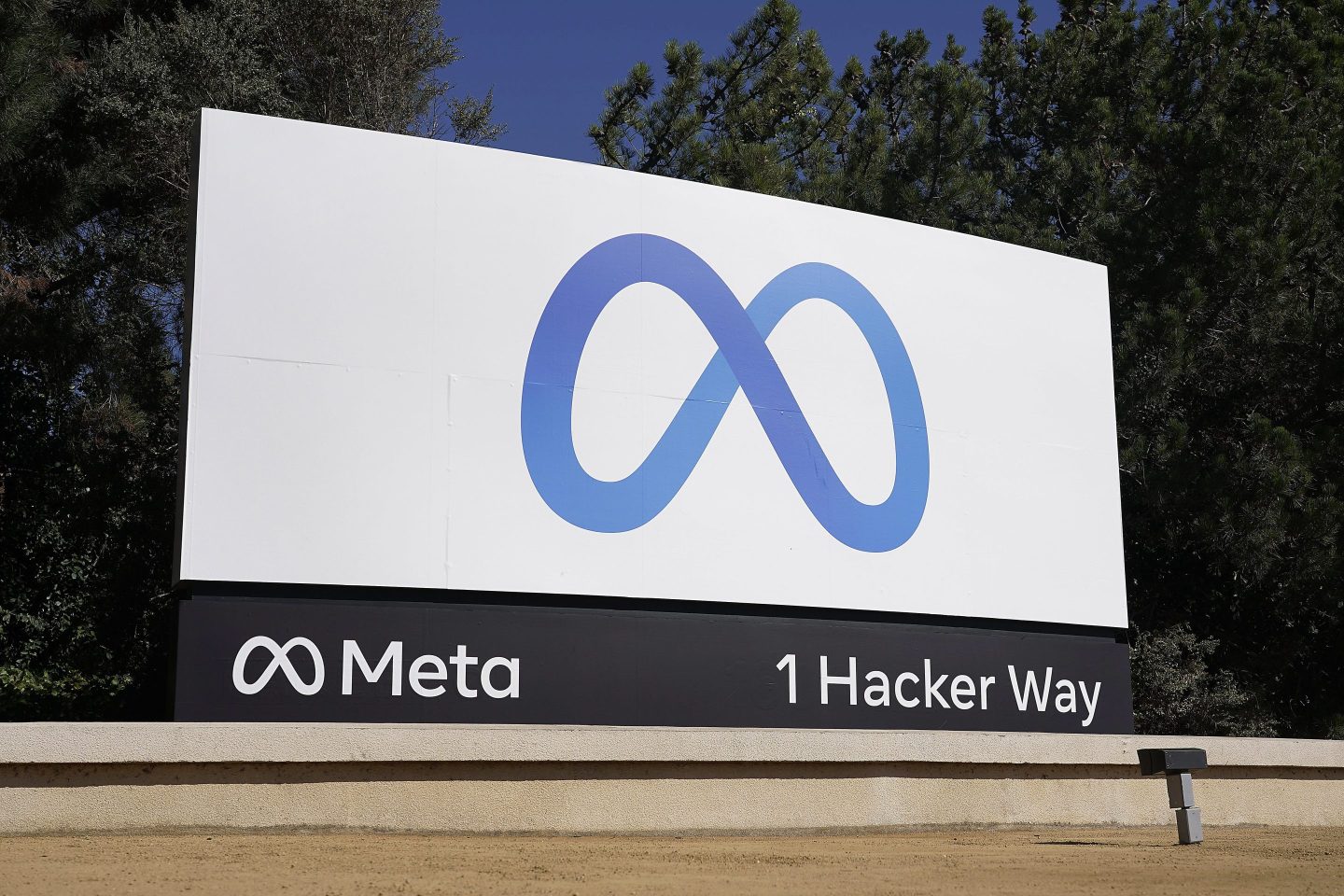Meta headquarters in Menlo Park, California.