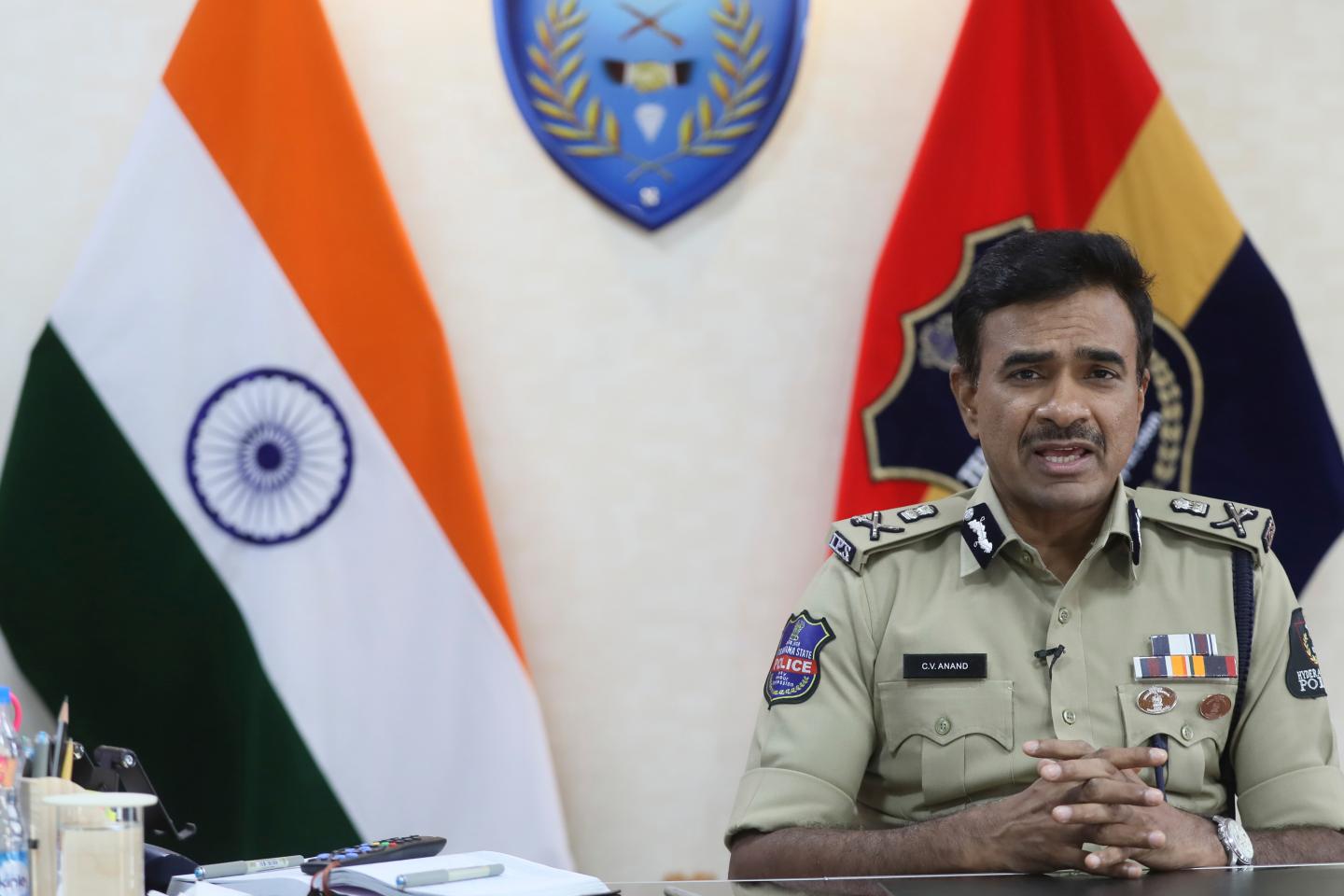 Hyderabad City Police Commissioner C.V. Anand