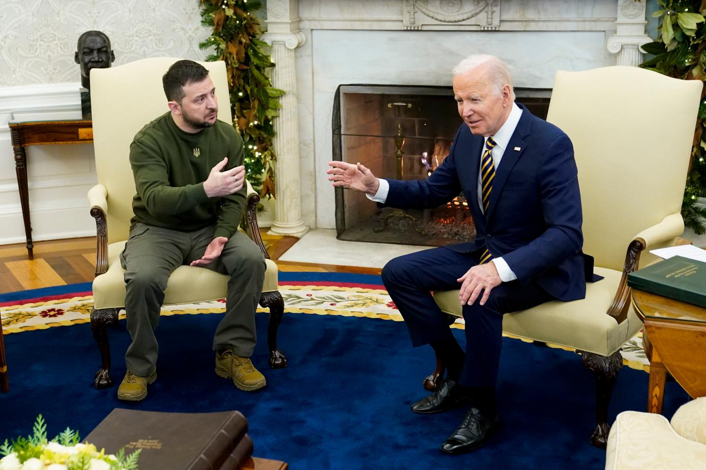 President Joe Biden and Ukraine President Volodymyr Zelenskyy