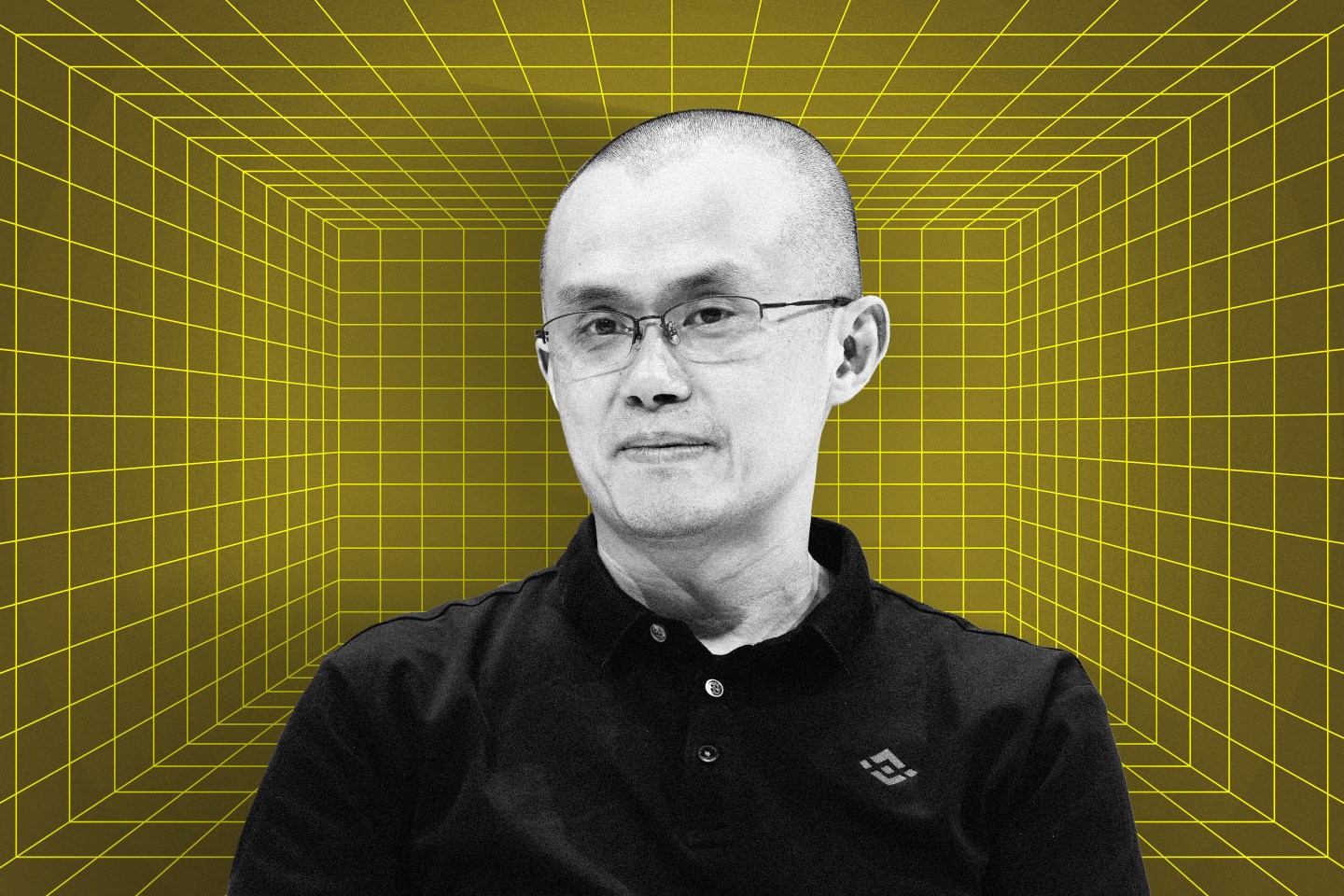 Portrait of Binance CEO Changpeng Zhao.