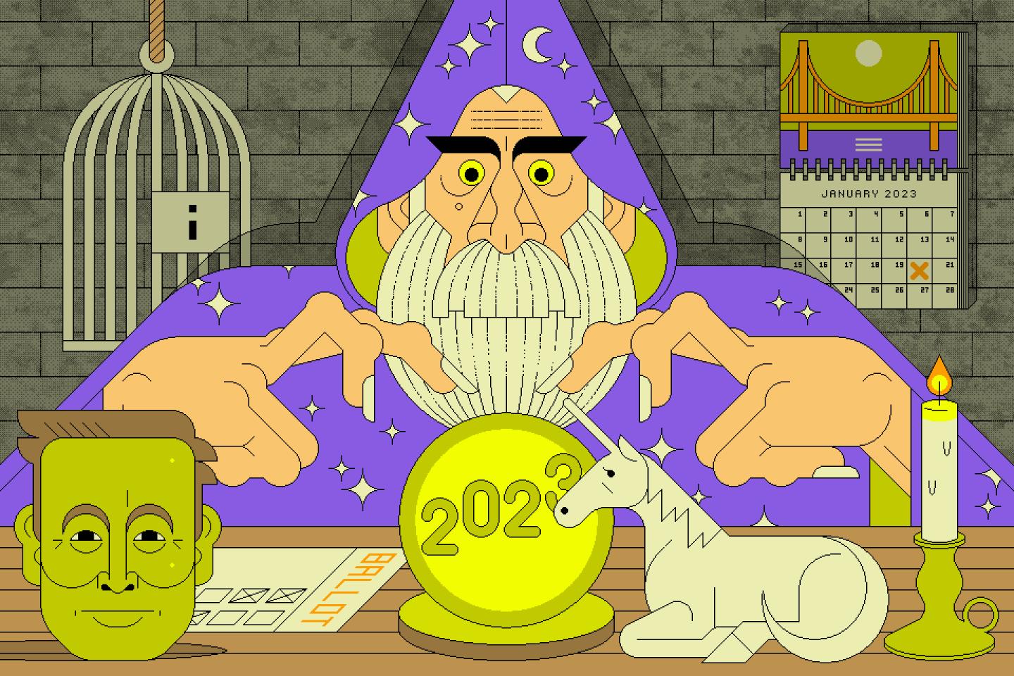 The Crystal Ball: VCs, private equity investors, and tech founders predict what’s to come in 2023