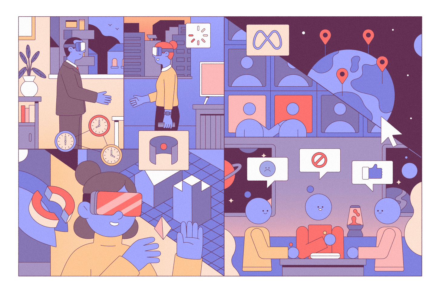 Metaverse illustration