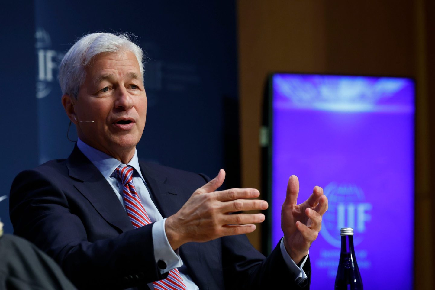 Jamie Dimon, chairman and CEO of JPMorgan Chase, says the main risk to the economy may come from issues abroad: fracturing supply chains, rising commodity prices, and war.