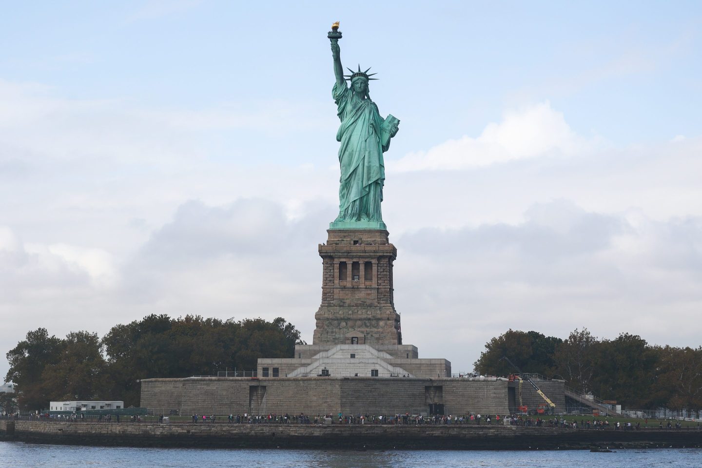 Photo of the Statue of Liberty.