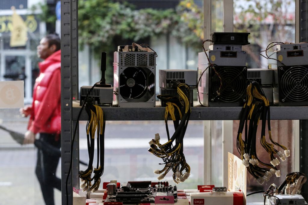 Bitcoin mining equipment