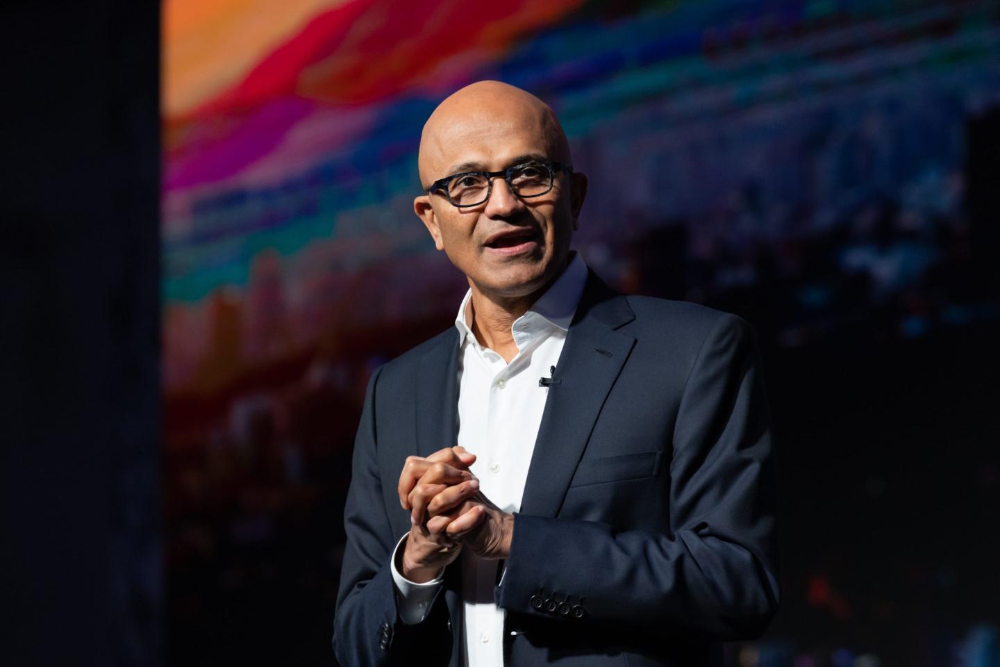 Satya Nadella is the CEO of Microsoft Corp.