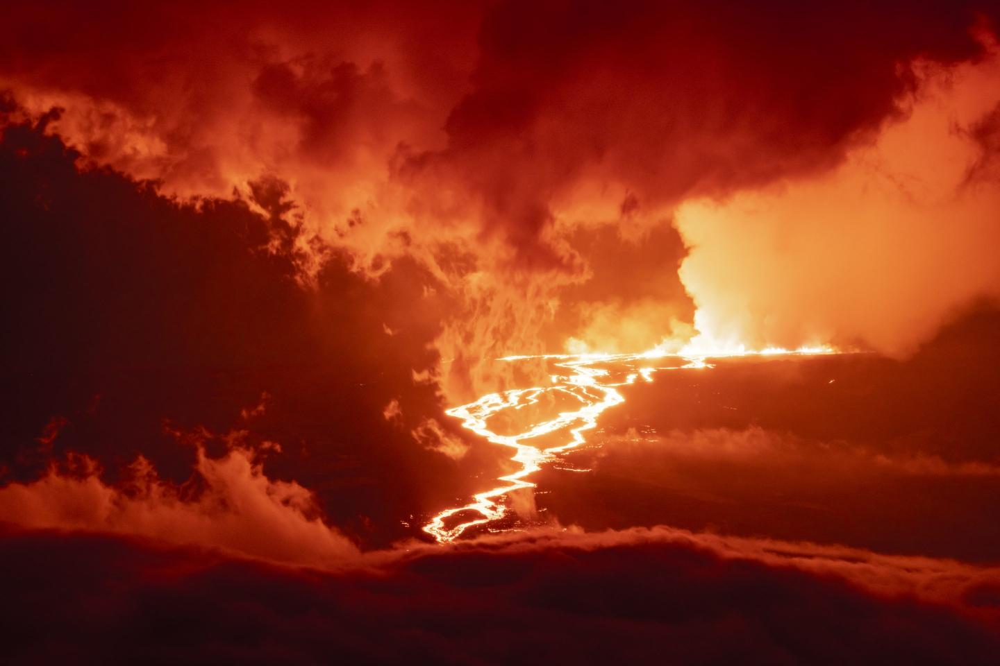 Mauna Loa is erupting