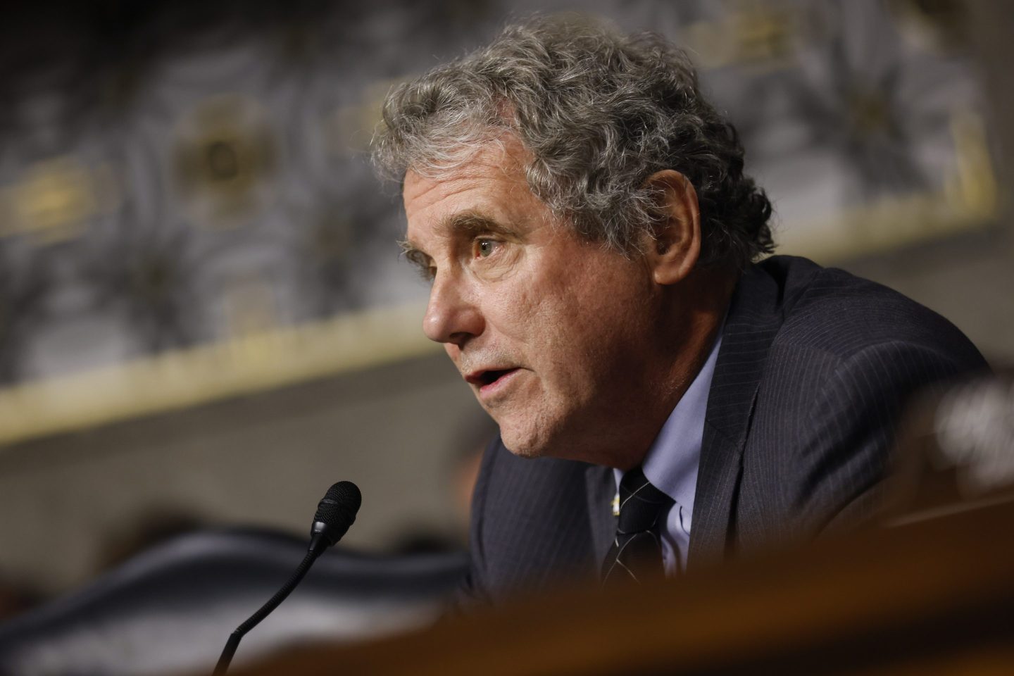 Sen. Sherrod Brown (D-Ohio) during a Senate Agriculture, Nutrition, and Forestry Committee hearing in Washington, D.C., Dec. 1, 2022.