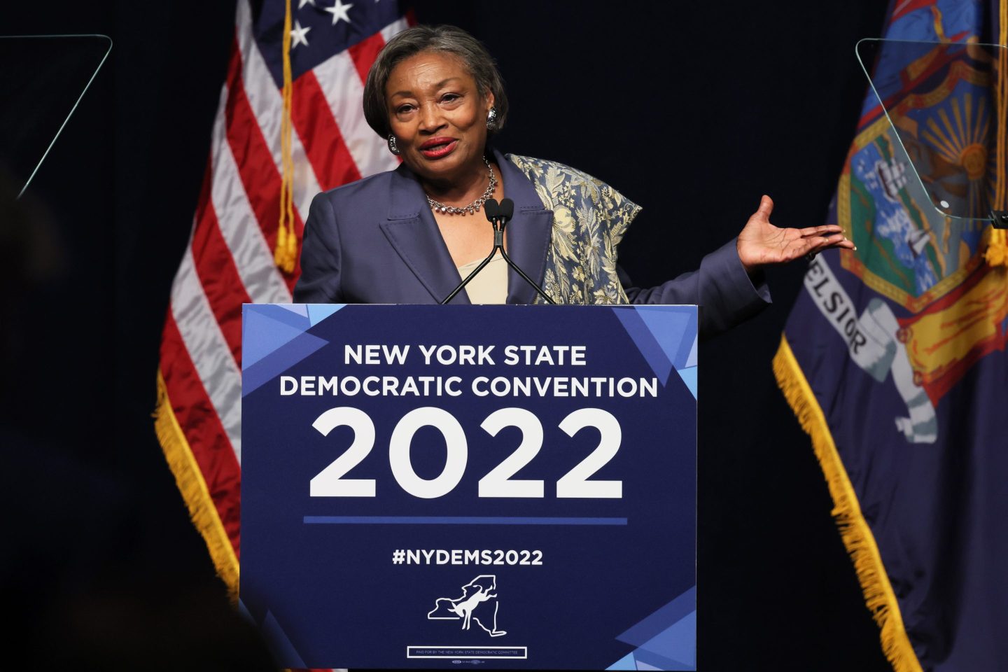 New York Senate Majority Leader Andrea Stewart-Cousins
