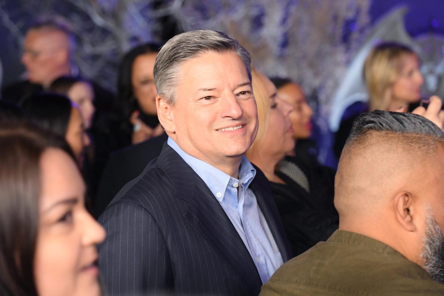 Ted Sarandos attend the world premiere of Netflix's "Wednesday"