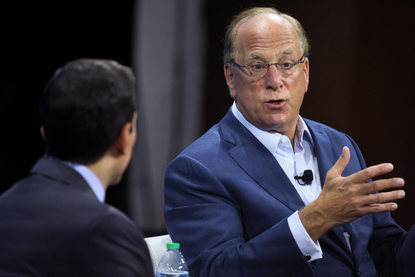 Larry Fink with Aaron Ross Sorkin