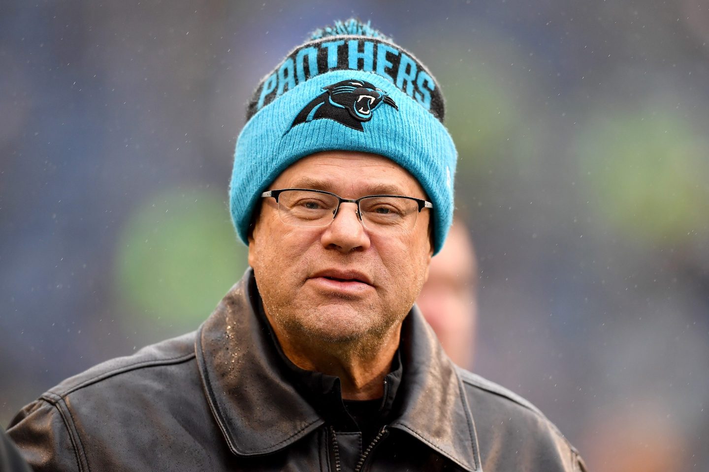 Carolina Panthers owner David Tepper is seen on the sideline prior to the game against the Seattle Seahawks at Lumen Field on December 11, 2022 in Seattle, Washington.