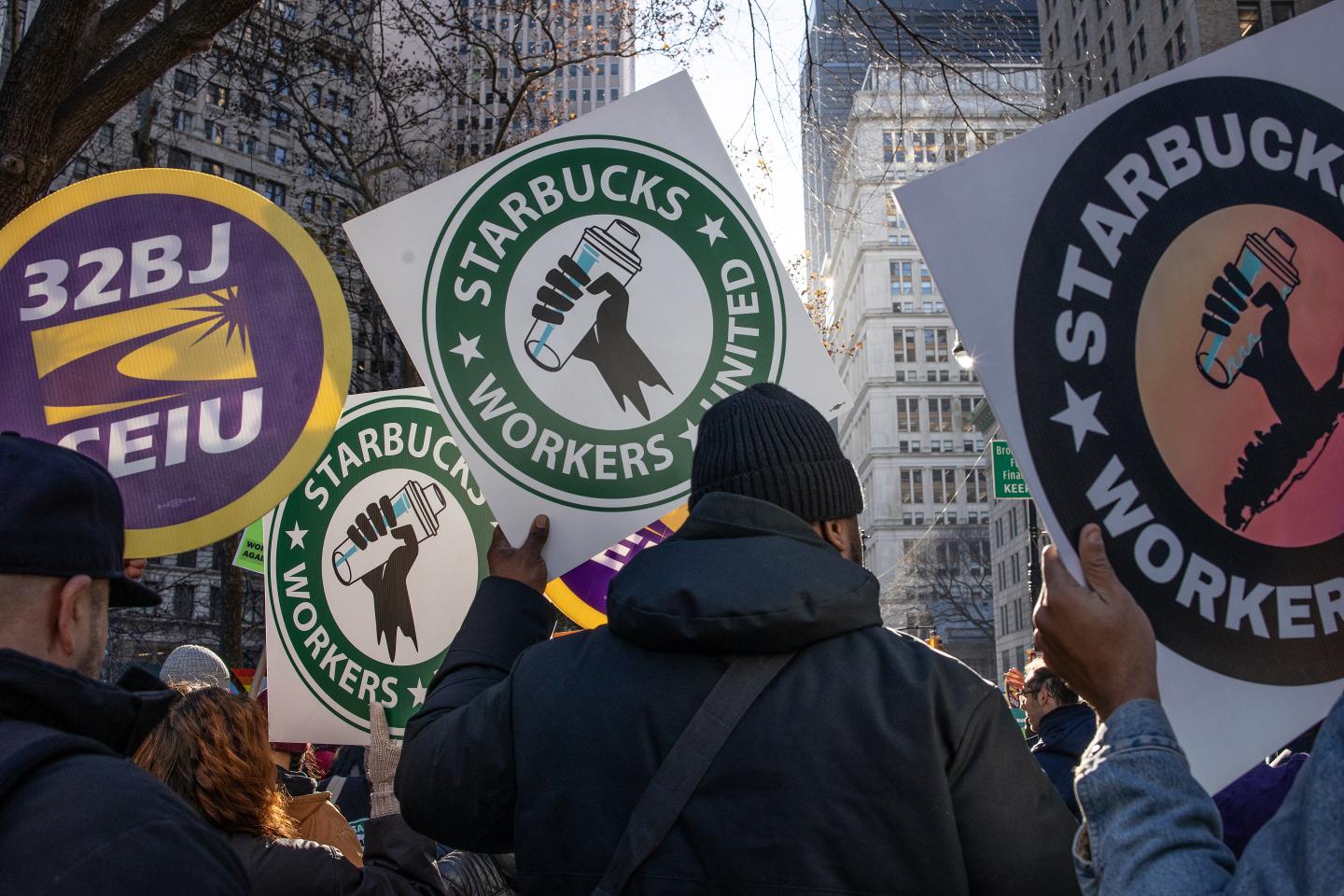 More than 1,000 Starbucks baristas at 100 stores will walk out in longest strike in year-old union drive