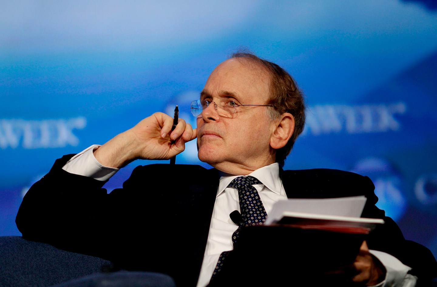 Daniel Yergin, vice chairman of S&P Global, listening at a conference in 2013