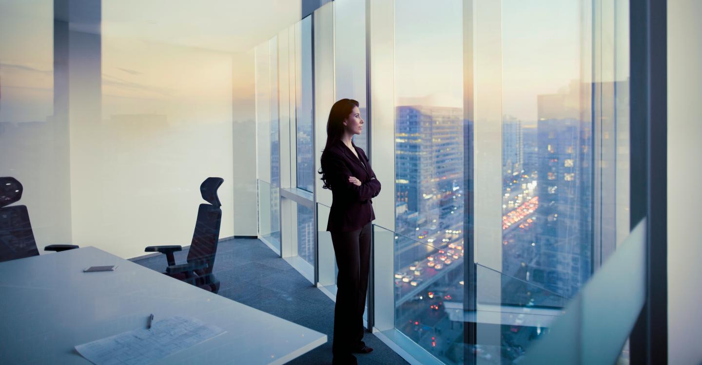 Adult Hispanic woman CEO executive businesswoman business person in conference meeting room in contemporary modern office daylight sunset dusk talking planning thinking strategy well dressed suit diversity multi-ethnic problems solutions unity cityscape downtown urban new beginnings breaking new ground decisions choices the way forward contemplation vision focus choices decisions solitude quiet alone