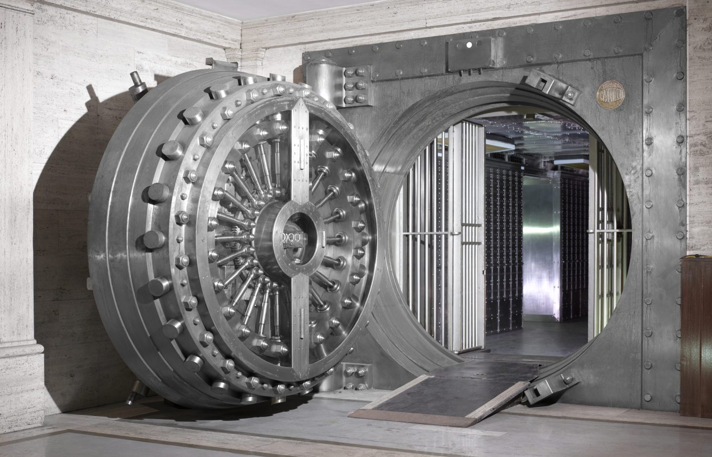 A bank vault