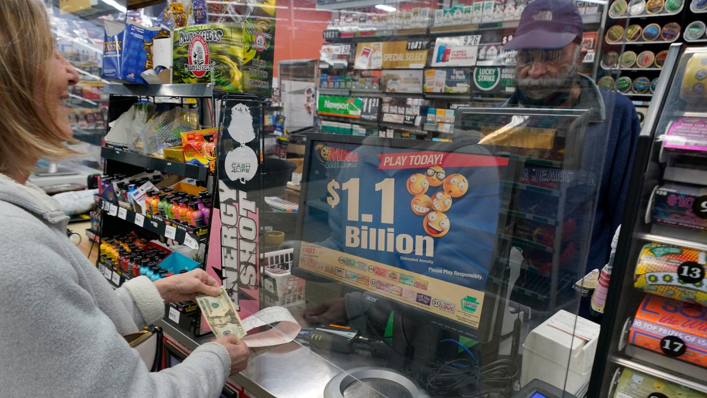 Mega Millions lottery jackpot hits second highest ever at $1.35 billion as bettors fail again