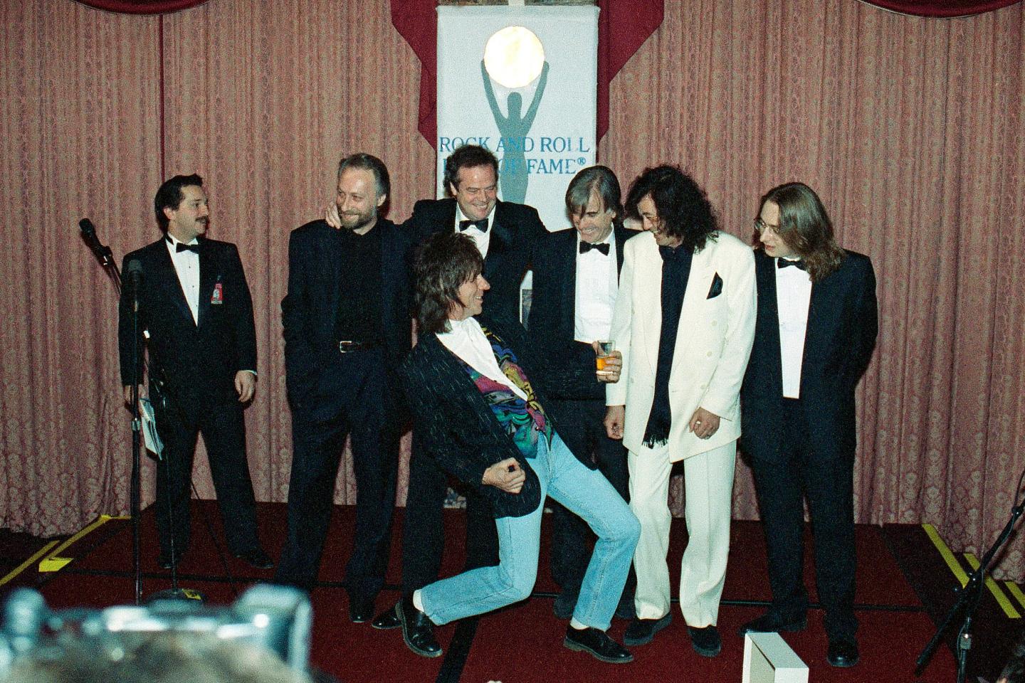 Jeff Beck at Yardbirds Hall of Fame induction