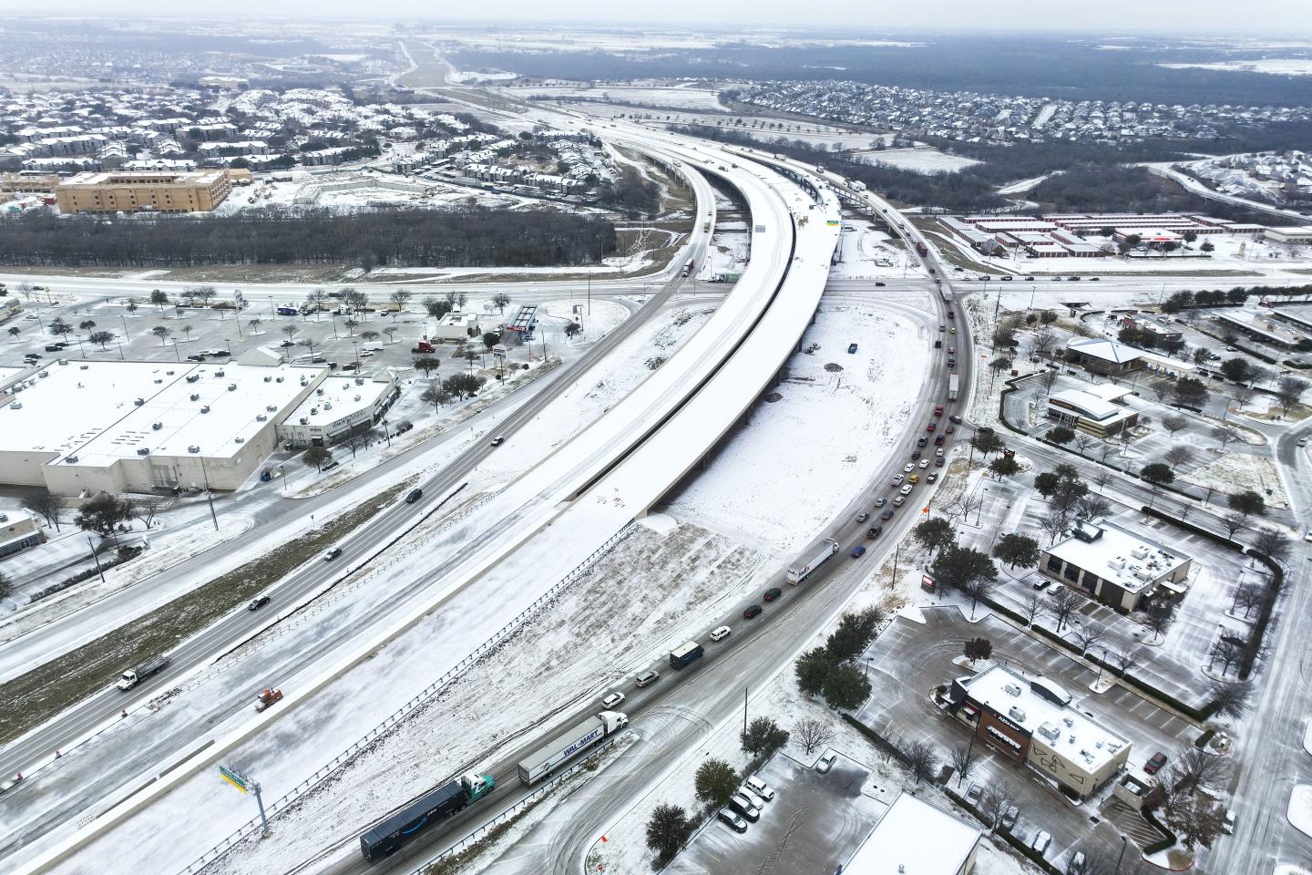 Icy storm in Texas