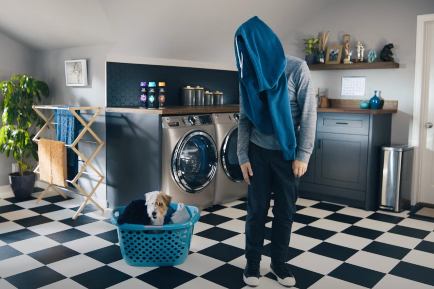 A still from the Downy Unstopables Super Bowl Commercial: I’m Not Doing It Yet.