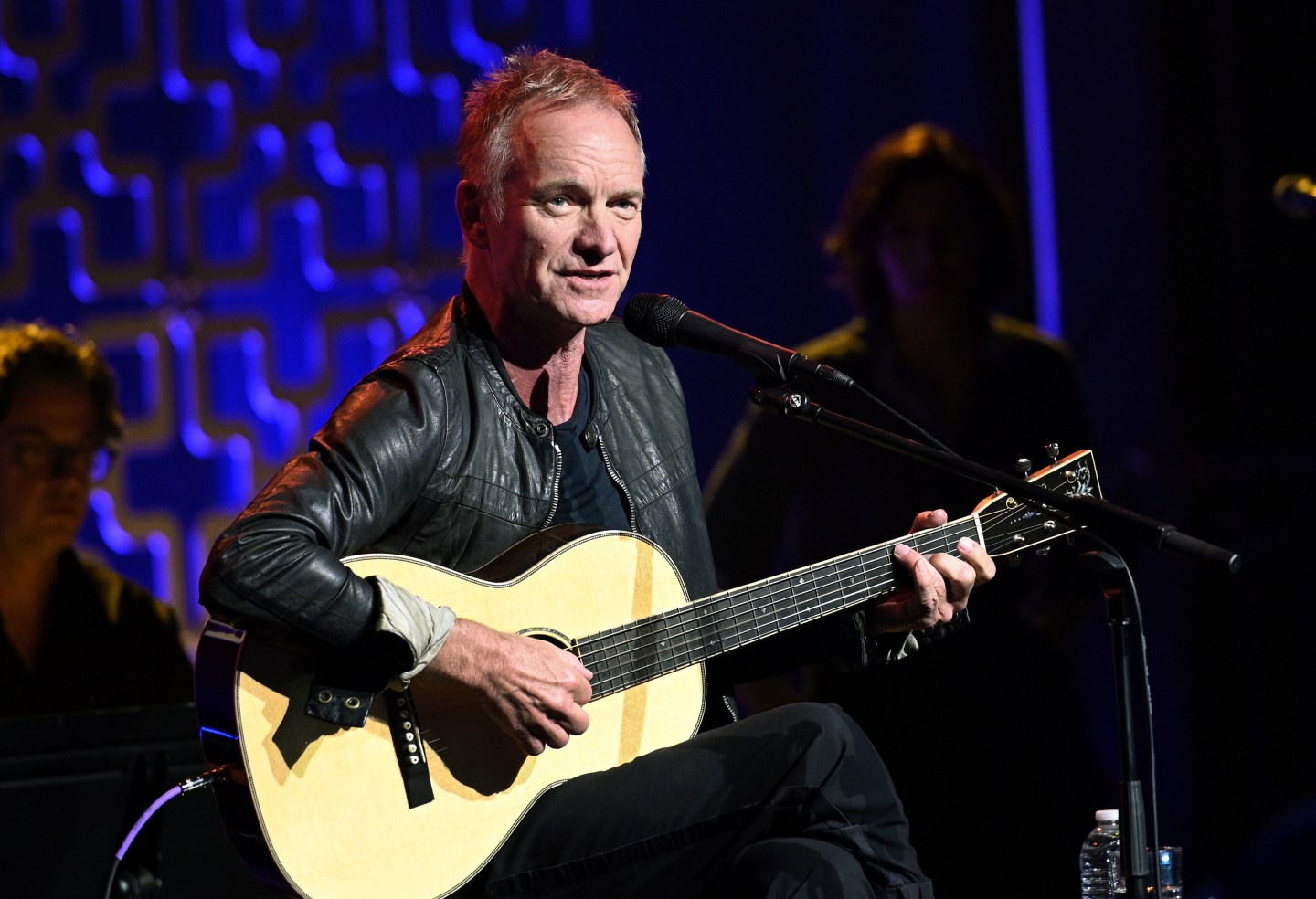 Sting performs live on stage at iHeartRadio LIVE with Sting at iHeartRadio Theater on January 28, 2020 in Burbank, California.