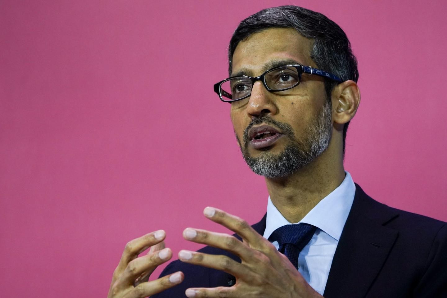Sundar Pichai, chief executive officer of Alphabet Inc