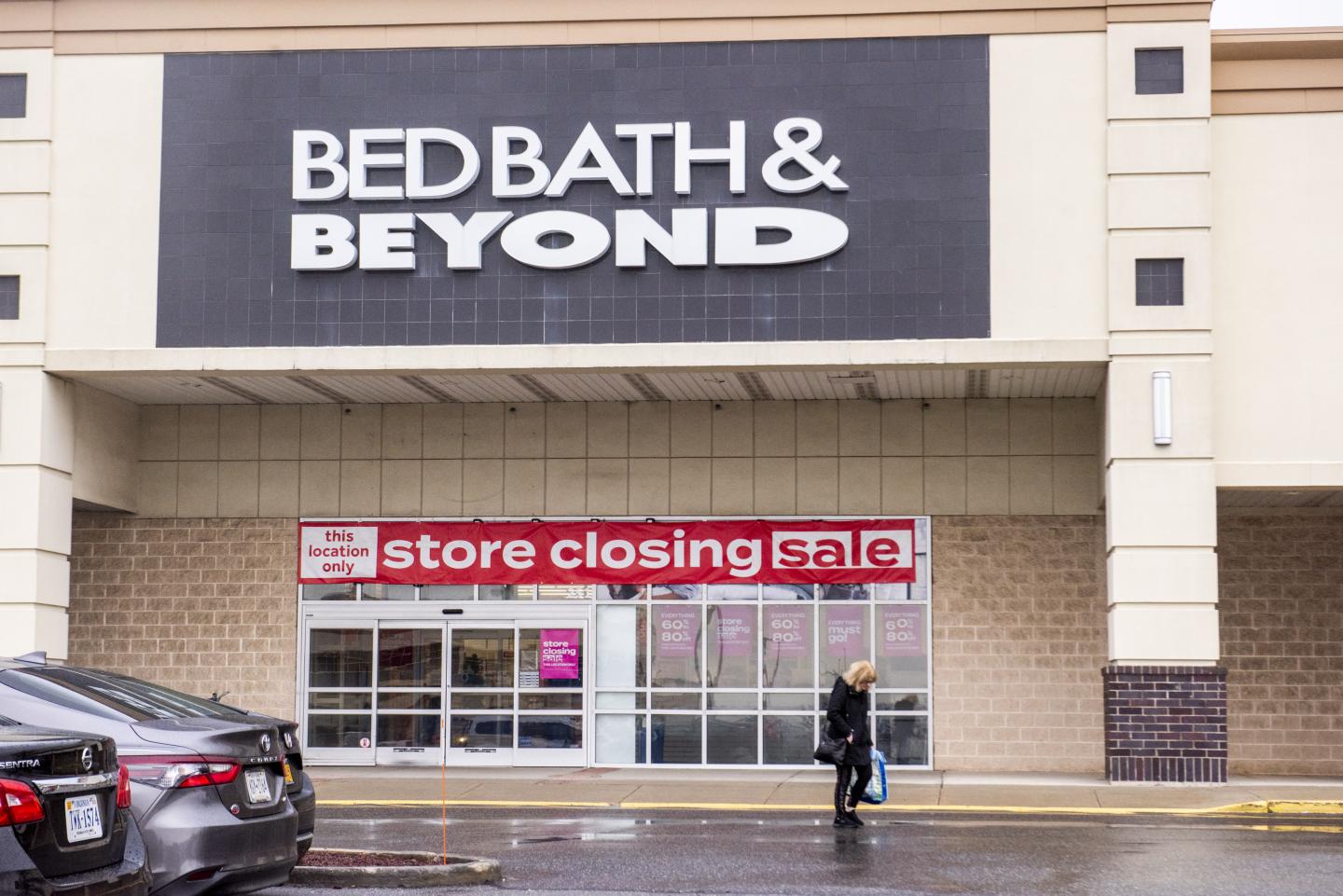 A "Store Closing" banner on a Bed Bath &amp; Beyond store in Farmingdale, New York, US, on Friday, Jan. 6, 2023. Bed Bath &amp; Beyond Inc. called off a proposed debt exchange and said it might not be able to continue as a going concern, bringing another US retail chain to the precipice of bankruptcy. Photographer: Johnny Milano/Bloomberg via Getty Images