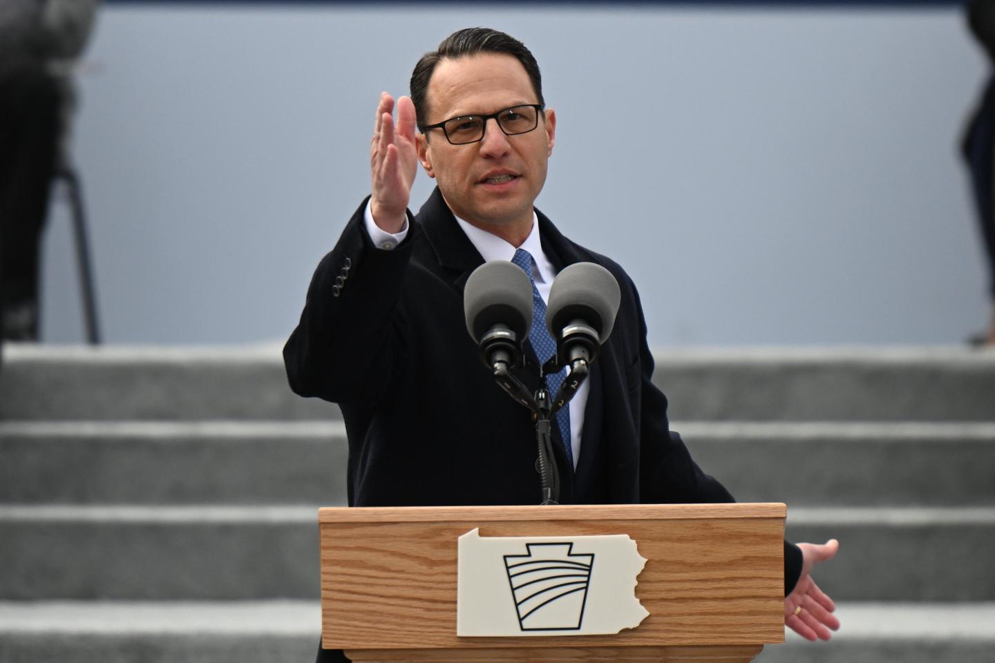 Josh Shapiro at his inauguration.