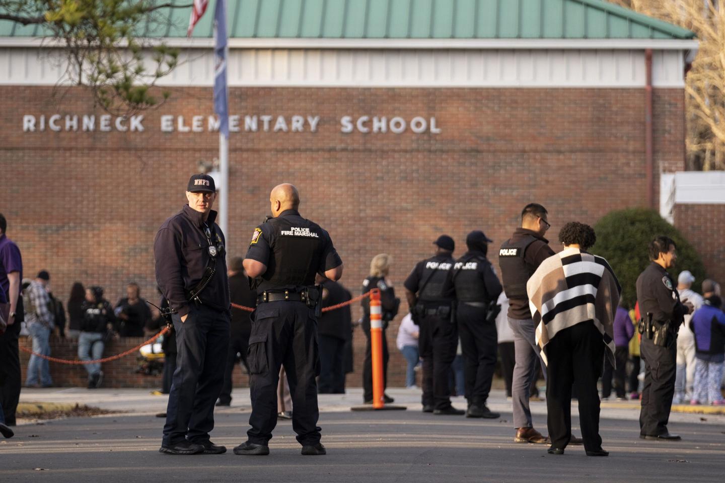 School where 6-year-old shot his teacher reopens with police stationed outside and nervous kids inside: ‘There are concerns, of course’
