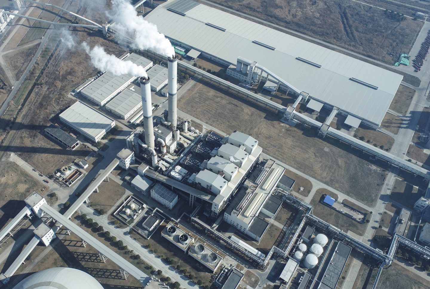 A chemical factory in the Huai 'an City, Jiangsu Province, China.